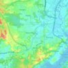 Mukim Gadong B topographic map, elevation, terrain