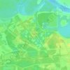 Pripyat topographic map, elevation, terrain