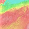 Douglas County topographic map, elevation, terrain