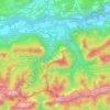 Ferlach topographic map, elevation, terrain