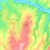 Beynac topographic map, elevation, terrain