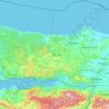 Kocaeli topographic map, elevation, terrain