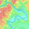 Kladovo Municipality topographic map, elevation, terrain