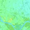 Gussola topographic map, elevation, terrain