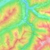 Gries am Brenner topographic map, elevation, terrain