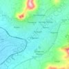 Prilep topographic map, elevation, terrain