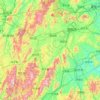 Shaoyang topographic map, elevation, terrain