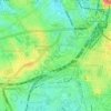 达灵顿 topographic map, elevation, terrain