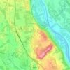 Pastrengo topographic map, elevation, terrain