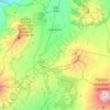 Machachi topographic map, elevation, terrain