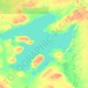 Great Bear Lake topographic map, elevation, terrain