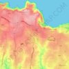 Trinity topographic map, elevation, terrain