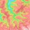 Kautenbach topographic map, elevation, terrain