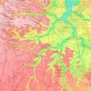 Essonne topographic map, elevation, terrain