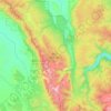 Rawah Wilderness topographic map, elevation, terrain