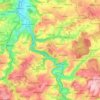 Berga-Wünschendorf topographic map, elevation, terrain