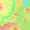 Bratsk topographic map, elevation, terrain