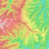 Hazelbrook topographic map, elevation, terrain