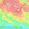 Southern Highlands topographic map, elevation, terrain