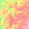 Newton County topographic map, elevation, terrain