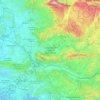 Parc naturel régional du Luberon topographic map, elevation, terrain
