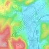 Wehrda topographic map, elevation, terrain