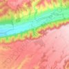 Brunet topographic map, elevation, terrain