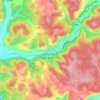 Labastide-du-Vert topographic map, elevation, terrain