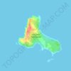 Isla Doña Sebastiana topographic map, elevation, terrain