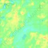 Newton Township topographic map, elevation, terrain