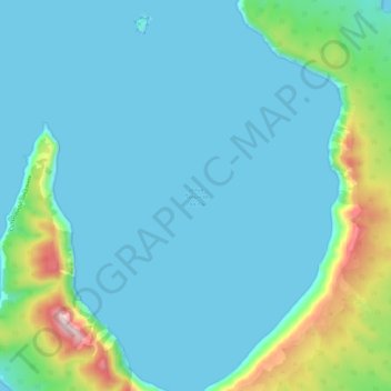 залив Львиная Пасть topographic map, elevation, terrain