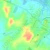 Frei Damião topographic map, elevation, terrain