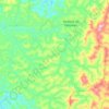 Santana do Tabuleiro topographic map, elevation, terrain