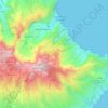 Paul topographic map, elevation, terrain