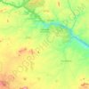 Canindé de São Francisco topographic map, elevation, terrain