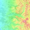 Antuco topographic map, elevation, terrain