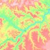 Benedito Leite topographic map, elevation, terrain