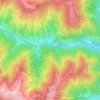 Viehhofen topographic map, elevation, terrain