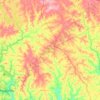 Hancock County topographic map, elevation, terrain