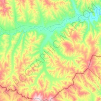 Михайловское сельское поселение topographic map, elevation, terrain