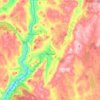 Cornwall topographic map, elevation, terrain