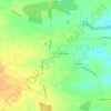 Longham topographic map, elevation, terrain