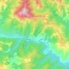 Piedicorte-di-Gaggio topographic map, elevation, terrain