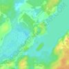 Хоботы topographic map, elevation, terrain