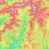 Todtmoos topographic map, elevation, terrain