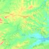 Itambé topographic map, elevation, terrain