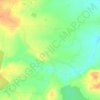 Bhadra topographic map, elevation, terrain