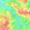 Toucy topographic map, elevation, terrain