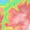 Heidenburg topographic map, elevation, terrain