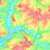 Hollstadt topographic map, elevation, terrain